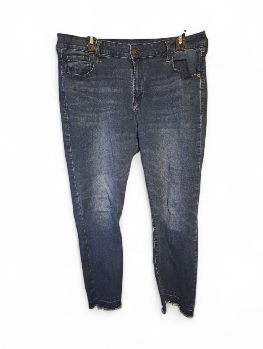 Old Navy Rockstar Dark Blue Cropped Skinny Jeans
